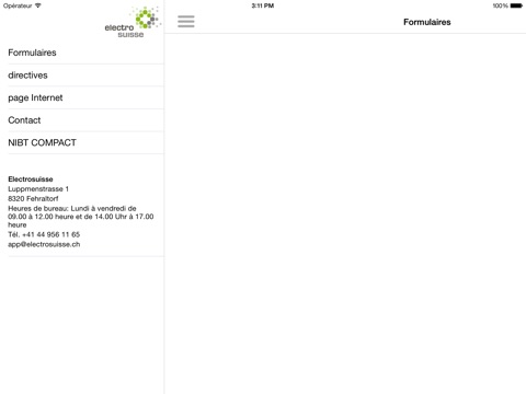 Electrosuisse screenshot 2