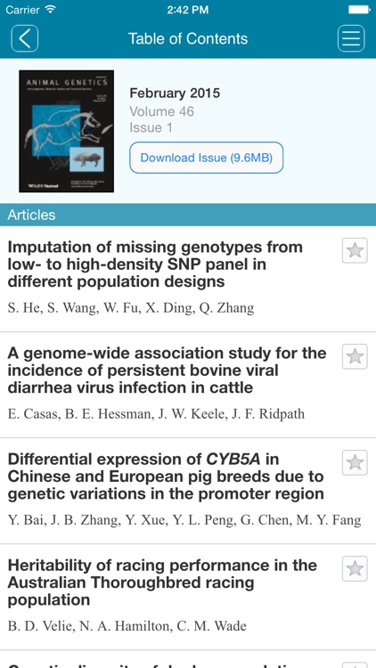 Animal Genetics