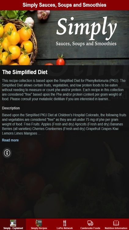 Simply Soups, Sauces