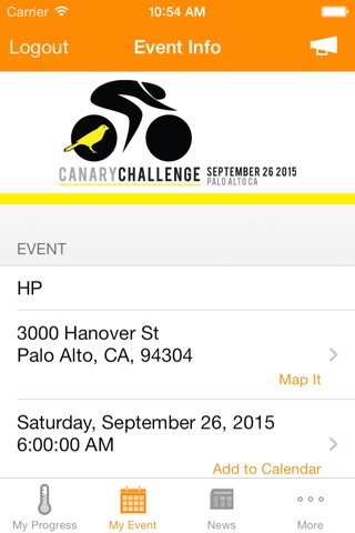 Canary Challenge App screenshot 3