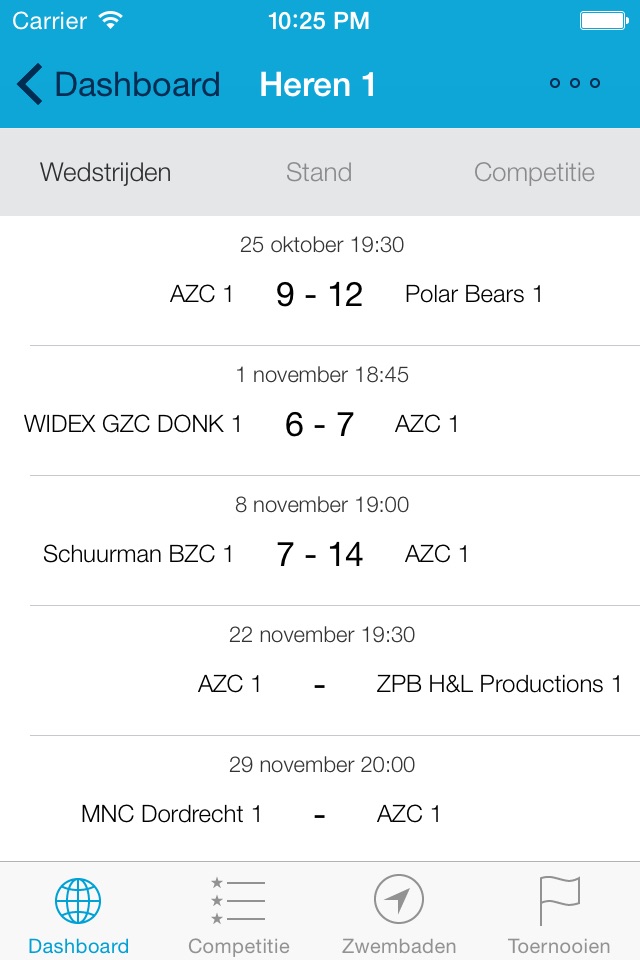 Waterpolo.nl screenshot 3