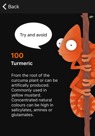 Chemeleon Food Additive Guide screenshot 3
