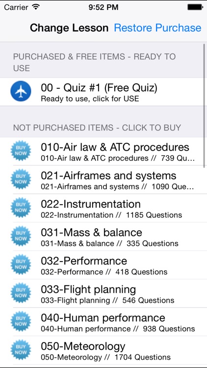 ATPL Offline - JAA/FAA ATPL Pilot Exam Preparation + EuQB (Known as Bristol Question Base) screenshot-4