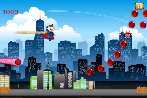 Super Hero Flight Adventure Pro - Brave Jumpy Warrior Madness screenshot 2