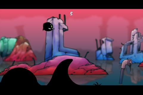 Shadow - Mad Ball Jumping Adventures screenshot 2