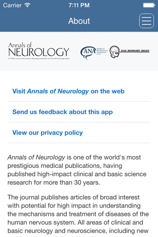 Annals of Neurology screenshot 3