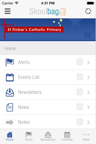 St Finbar's Primary - Skoolbag screenshot 2