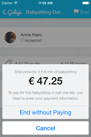 Galupi - Babysitting App screenshot 4