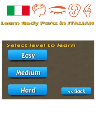 Learn Body Parts in Italian screenshot 2