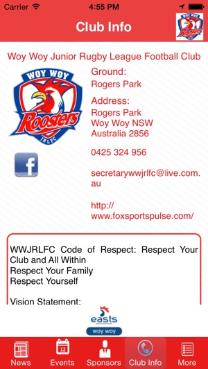 Woy Woy Junior Rugby League Football Clu