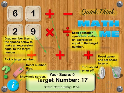 Quick Think Math Game screenshot 2