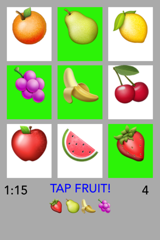 Emoji Fruit Memory - Apples, Strawberries, Lemons and More screenshot 3