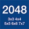 Play 2048 number with 6x6 board size