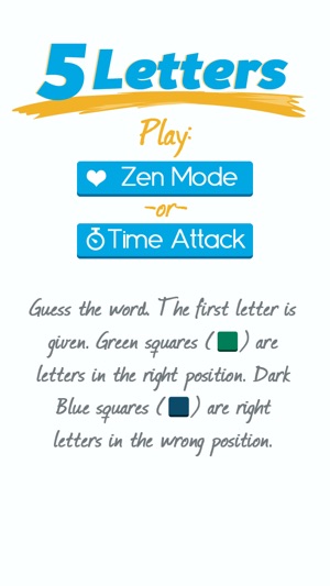 Five Letters - A Word Guessing Game with Zen and Time Attack(圖1)-速報App