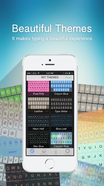 OneKeyboard - colorful and fast custom autocomplete keyboard