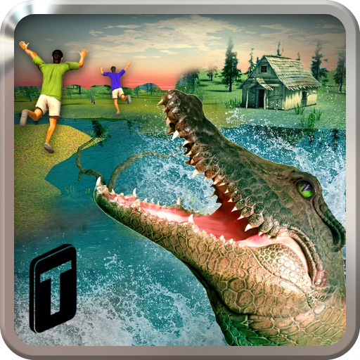 Swamp Crocodile Simulator 3D Icon