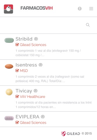 Fármacos VIH screenshot 3