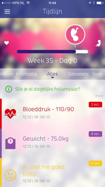 ZwApp - unieke zwangeren app!