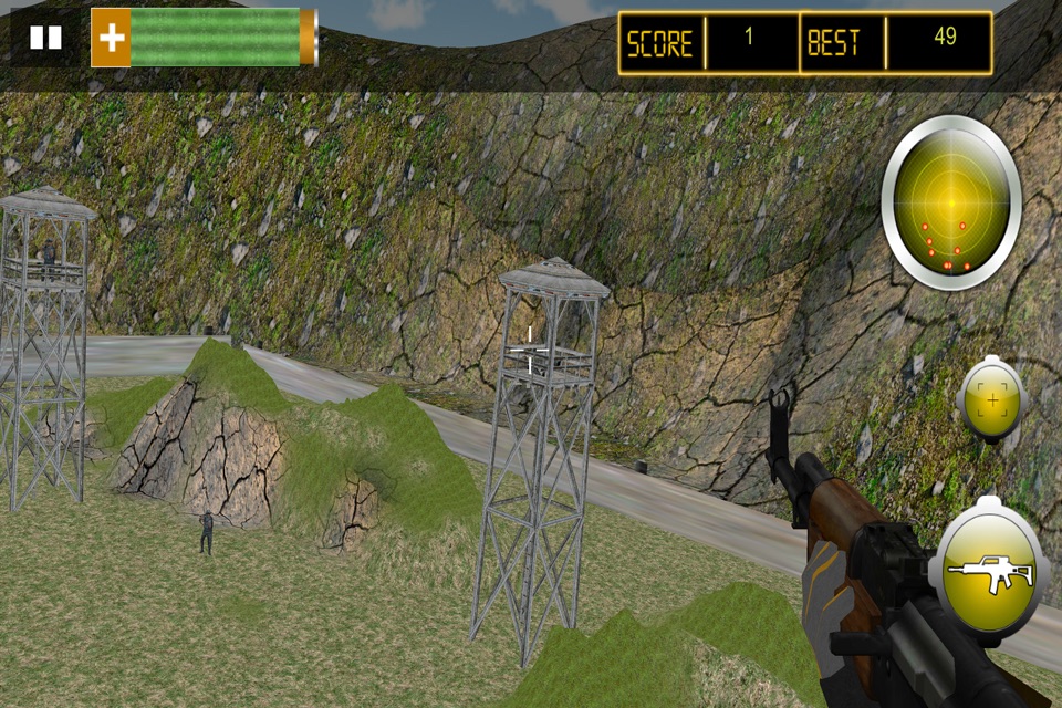 Army Gunship Attack: A Guerilla Commando War - Killing Rebellions in Military Base screenshot 3