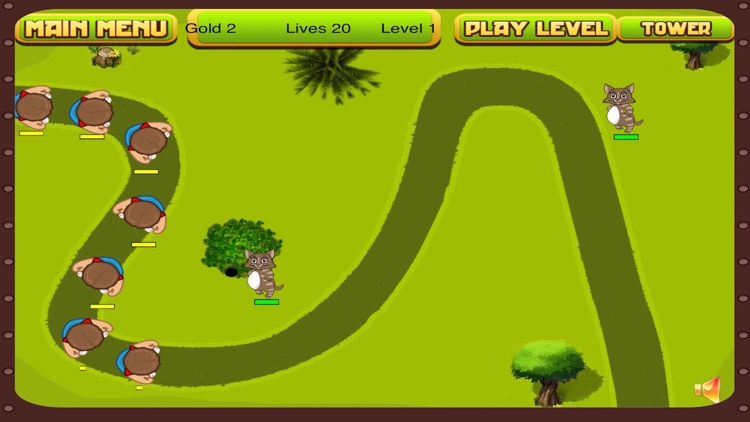 Cat Tower Wars - Pie Shooting Defense (Free)