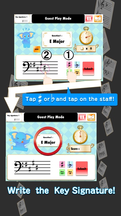 Bastien Key Signature Flashcards