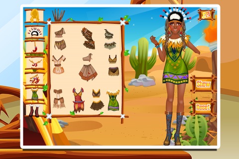 Tribal Girl Dressup screenshot 3