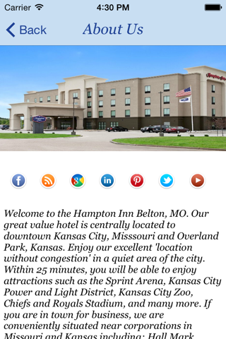 Hampton Inn Belton/Kansas City screenshot 2