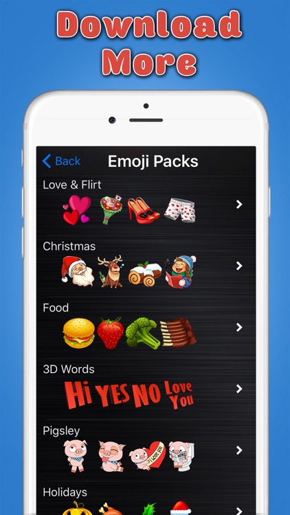 Big Emoji Keyboard - Stickers for Messages, Texting & Facebook screenshot-4