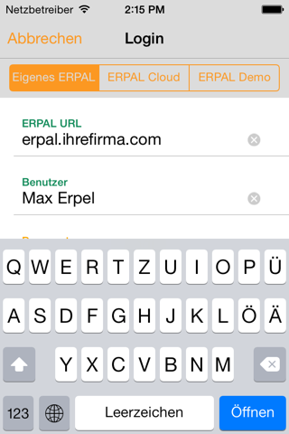 ERPAL Time Tracker screenshot 2