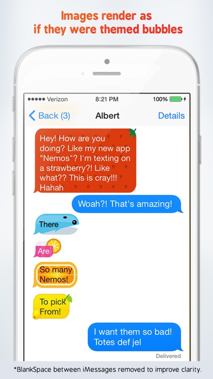 Nemos - Themed Bubble Image Designer for iMessages