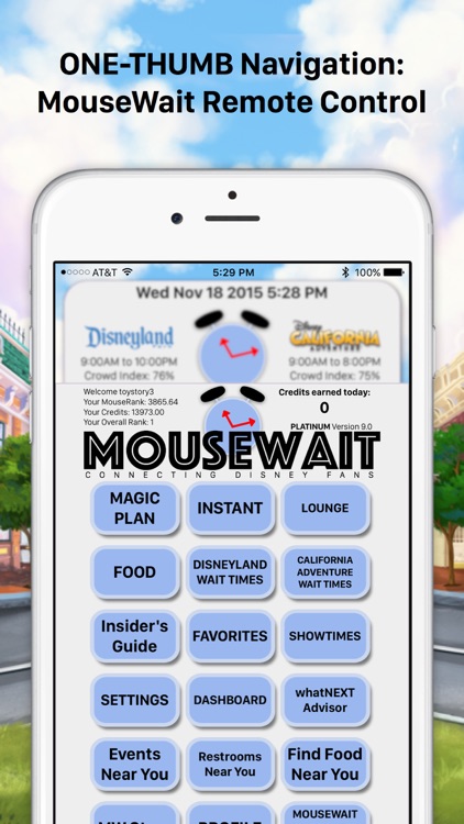 MouseWait for Disneyland Wait Times FREE screenshot-3