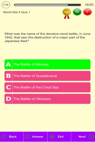 Second World War Quizzes screenshot 3
