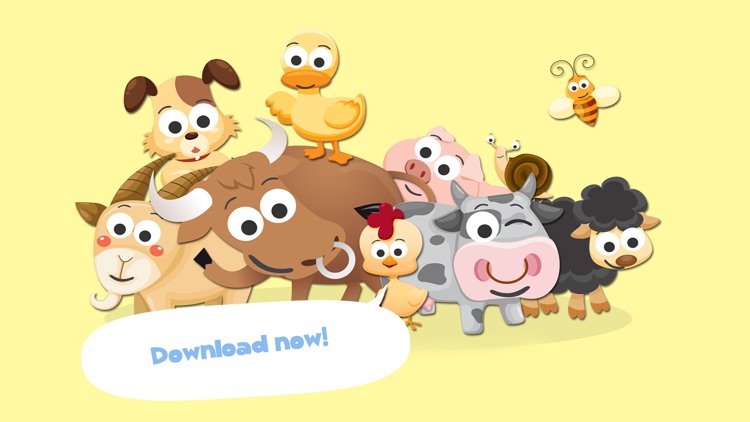 Free Play with Farm Animals Cartoon Jigsaw Game for toddlers and preschoolers screenshot-4