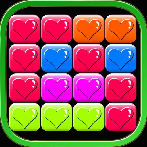 ``` 2015 ``` AAA Lovely Heart Puzzle Tile Matching Game icon