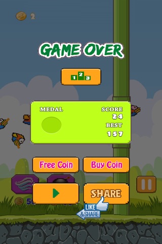 Flappy Smash 2 - Bird Defense screenshot 4