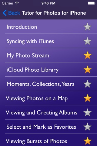 Tutor for Photos for iPhone screenshot 2