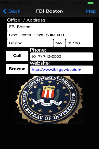 FBI Field Offices: Federal Bureau of Investigation screenshot 4