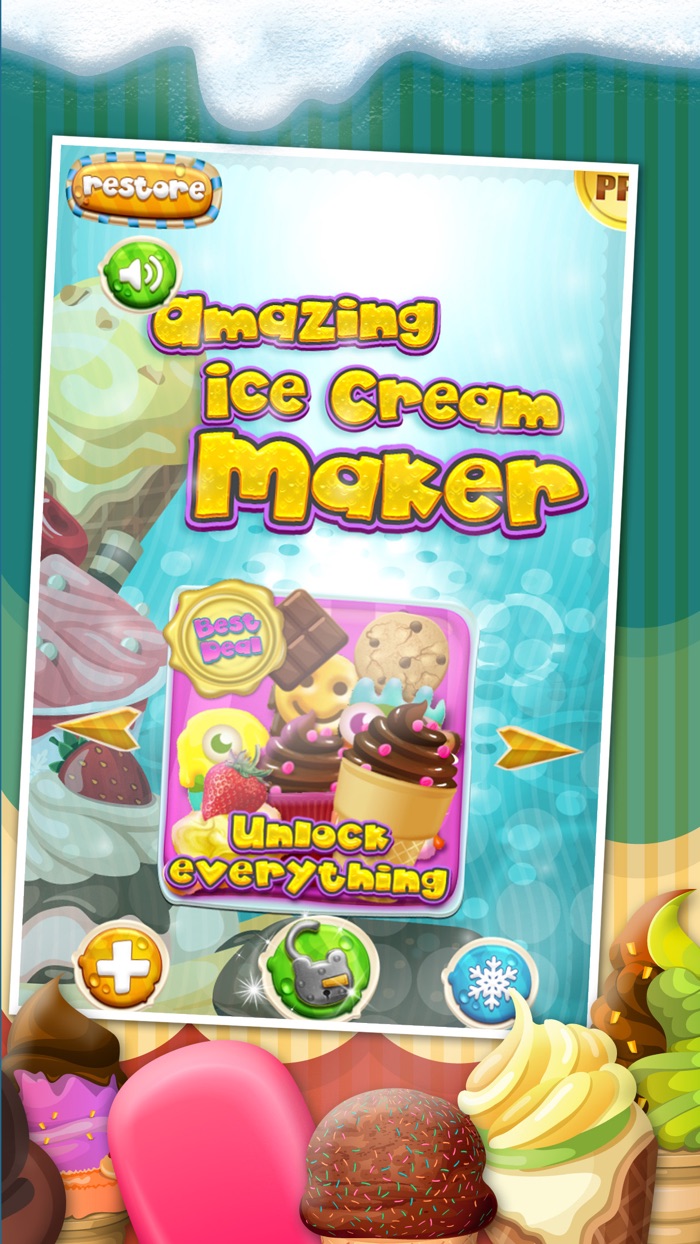 A Amazing Ice Cream Maker Game - Create Cones, Sundaes  Sweet Icy Sandwiches Shop