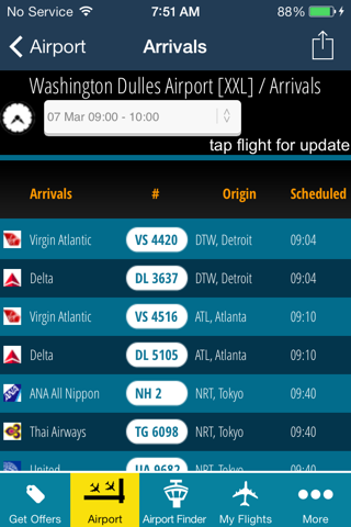 Washington Airport Info +Radar screenshot 3