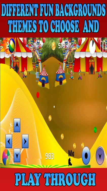 Circus Carnival Extreme Mountain Slope Skateboard Racing Top Game Free HD