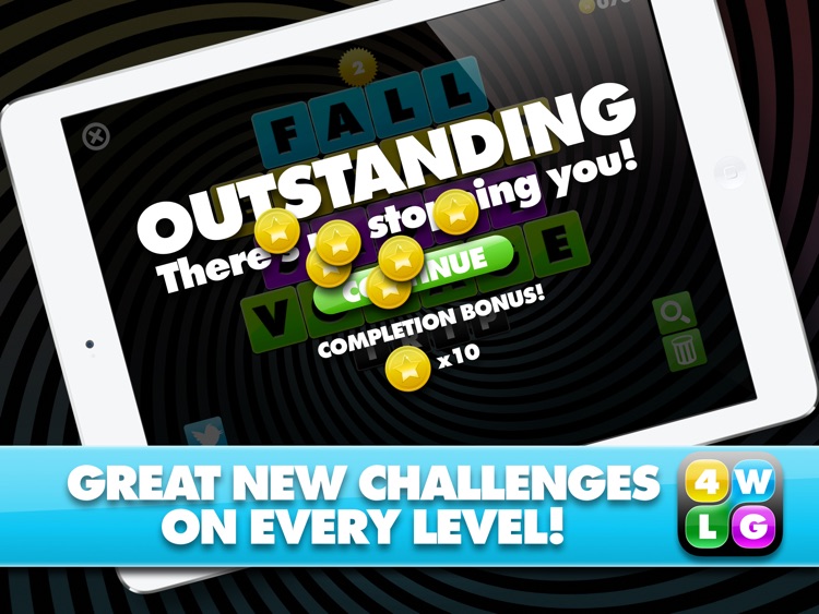 Four Word Link Game: Genius Edition HD screenshot-3