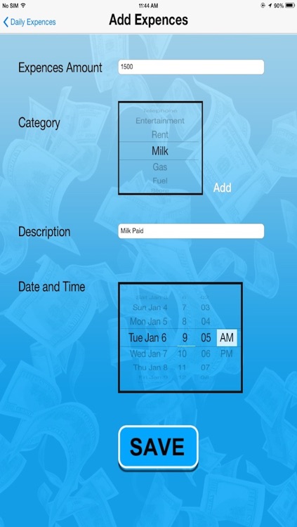 Daily Expenses Manager