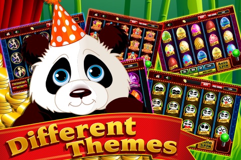 Bouncing Cute Panda Bear in the Bamboo Jungle - Free Casino Vegas Slot Games screenshot 2