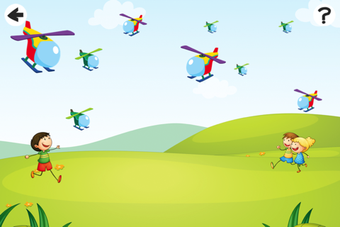 Helicopter-s Game: Learn and Play for Children with Flying Engines in the air screenshot 2