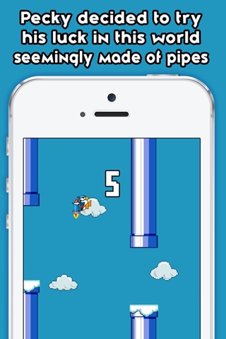 Pecky Flight: A Flappy Penguin Arcade Dream screenshot 2