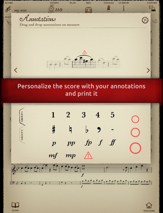 Play Mozart – Symphony No. 40 in G minor – 1st movement Molto allegro (interactive violin sheet music)