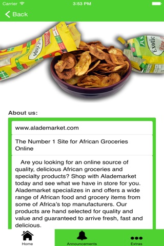 asikoplantaincrisps screenshot 2