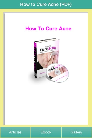Acne Cure Guide - Learn How to Cure Your Acne screenshot 2