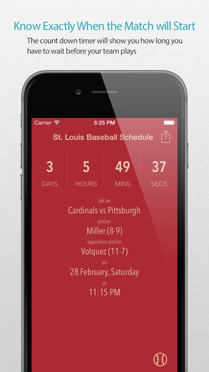 St. Louis Baseball Schedule Pro — News, live commentary, standings and more for your team!