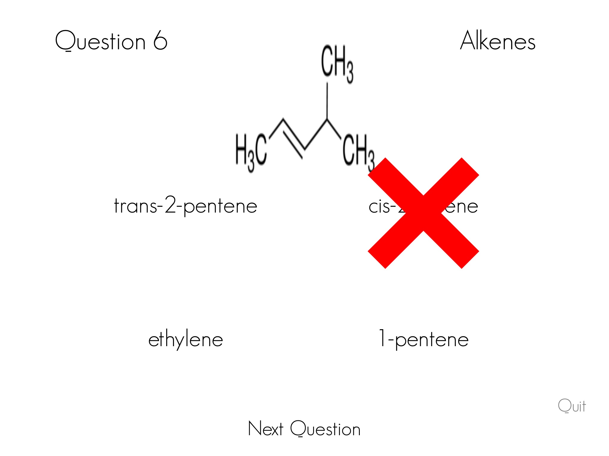 Basic Organic Chemistry Symbols Quiz screenshot 4